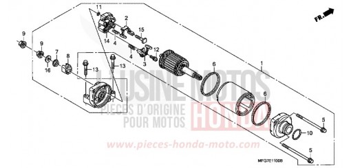 STARTING MOTOR CB600F9 de 2009